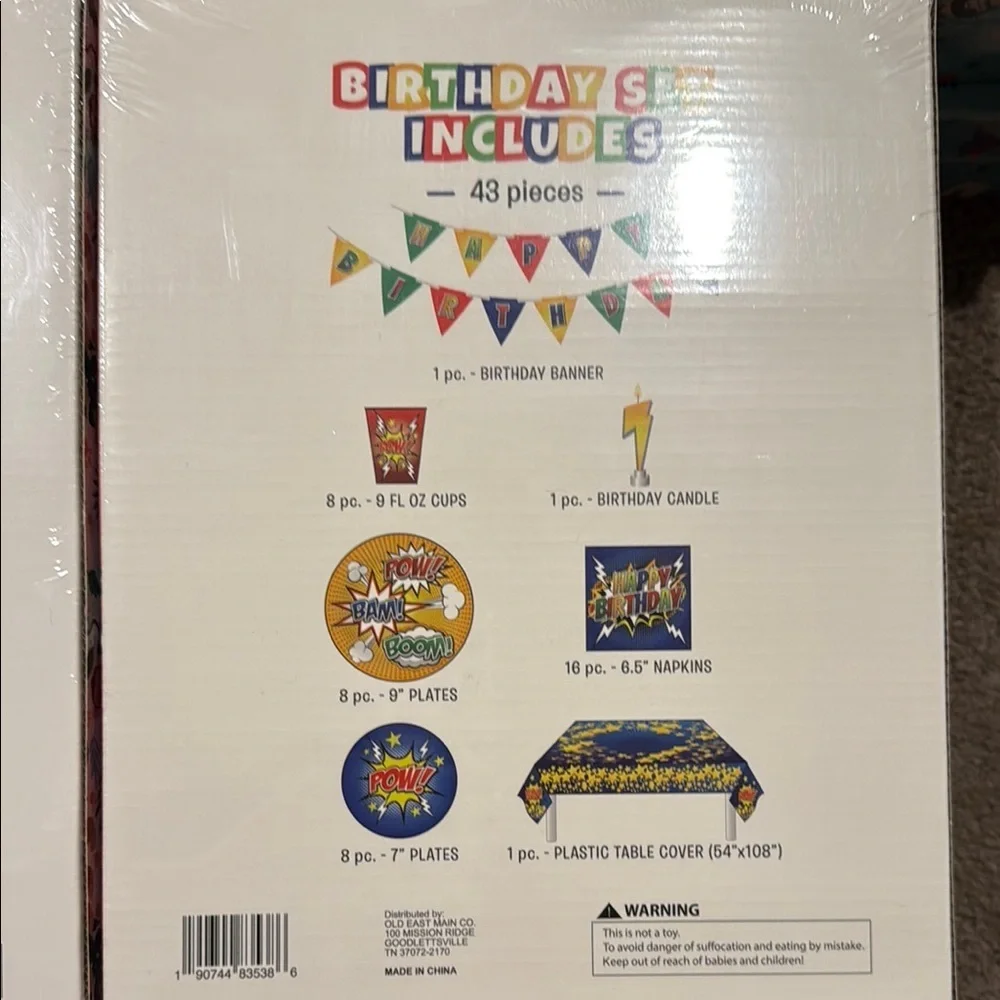 New Party in a Box Sets - Multiple Birthday Themes